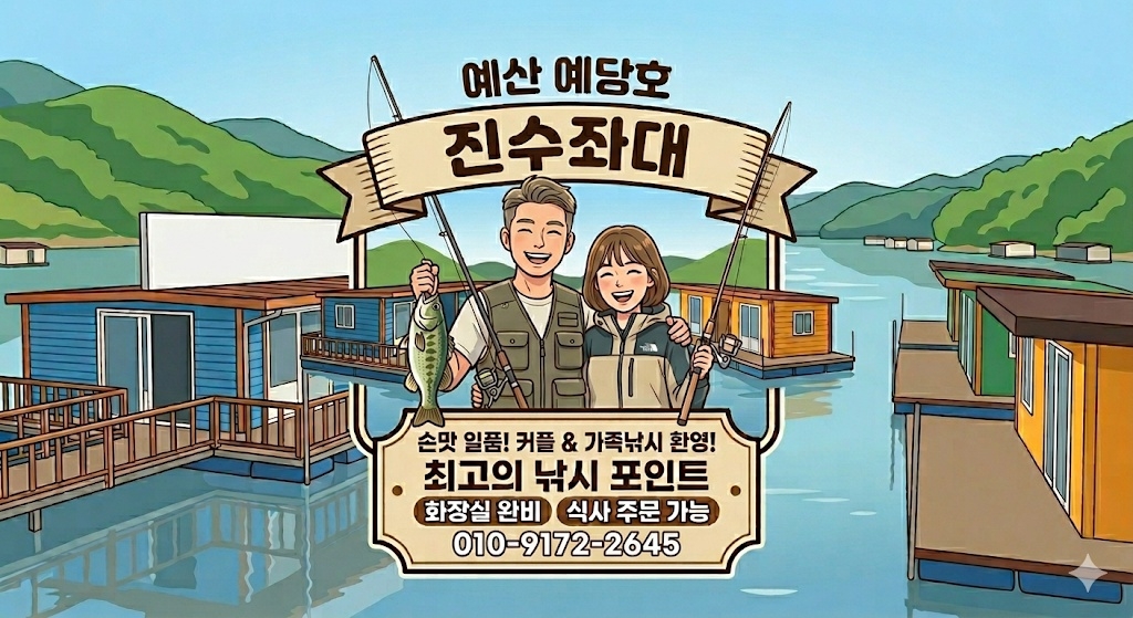 예당지 진수좌대
