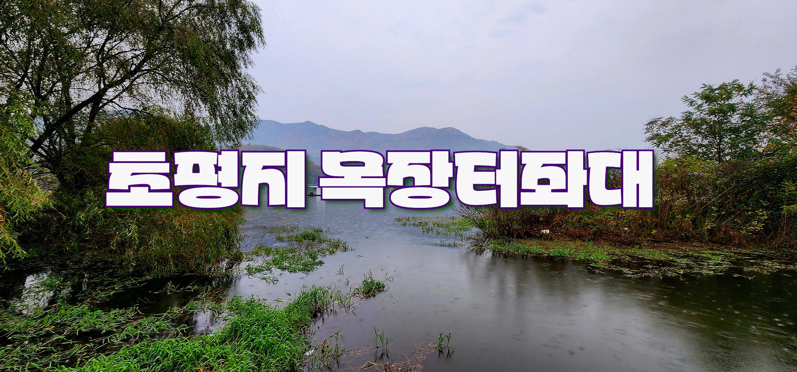 2024년도 조행기 - 초평지 목장터좌대(24.11.01)